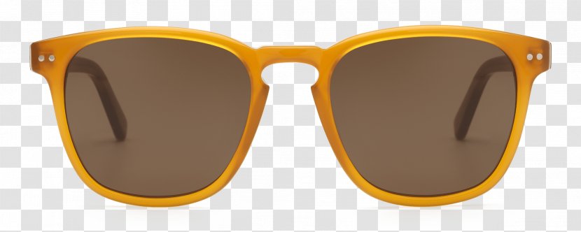 Sunglasses Malibu Flamingo Ace & Tate - Yellow Transparent PNG