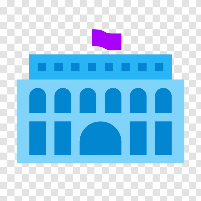 Computer Font - Electric Blue - Embassy Icon Transparent PNG