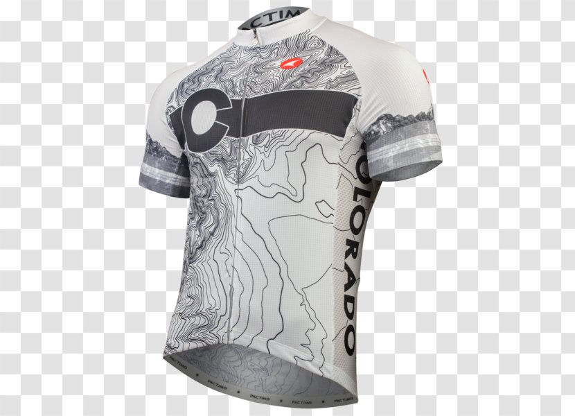 Cycling Jersey T-shirt Sleeve - Shirt - White Short Sleeves Transparent PNG