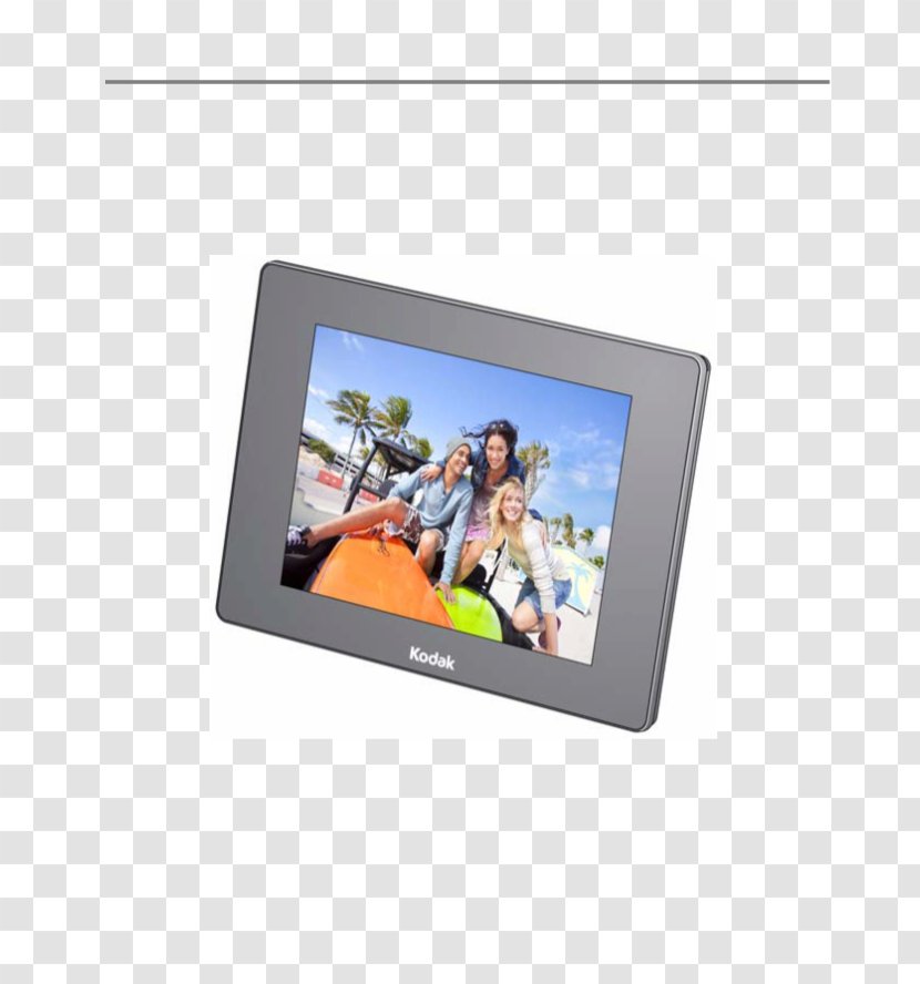 Digital Photo Frame Electronics Display Advertising Multimedia - Kodak Easyshare Transparent PNG