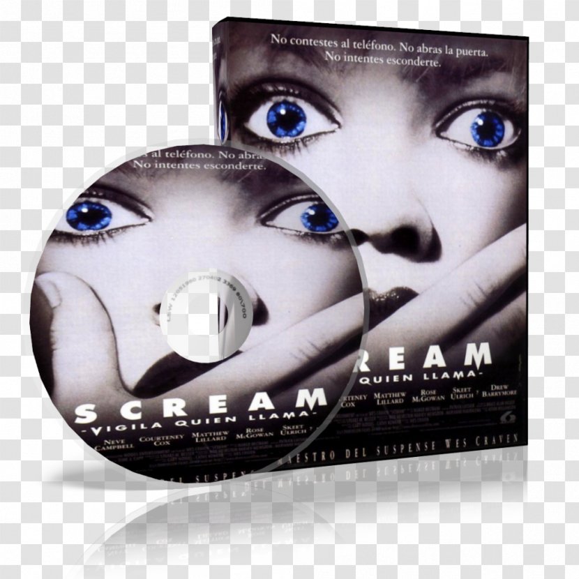 Eye Shadow Scream Film Poster - Neve Campbell Transparent PNG