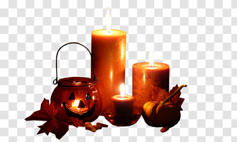 Halloween Flameless Candles Jack-o-lantern Transparent PNG