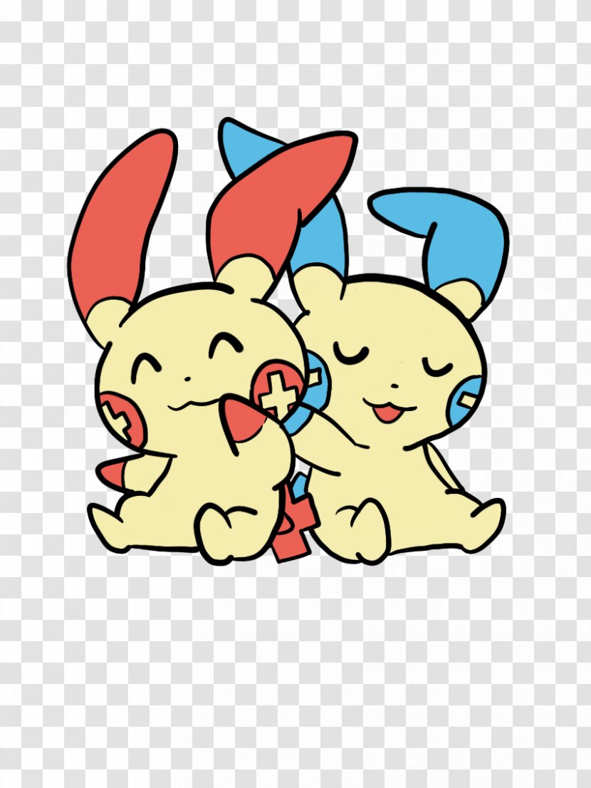 Plusle Minun DeviantArt Pokémon - Pichu Transparent PNG