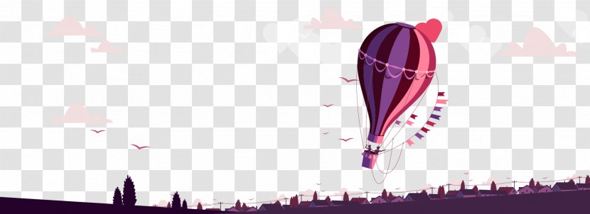 Poster Advertising Photography Adobe Illustrator - Flower - Cartoon Hot Air Balloon Transparent PNG