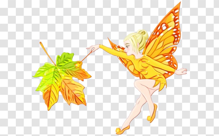 Clip Art Fairy Image Autumn - Fictional Character - Wing Transparent PNG