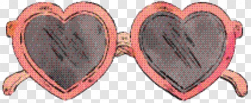 Cartoon Heart - Shoe - Glasses Eyewear Transparent PNG