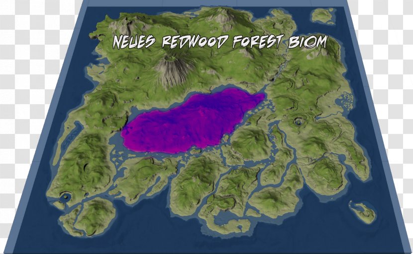 Redwood National And State Parks ARK: Survival Evolved Coast Map Redwoods - Giant Sequoia Transparent PNG