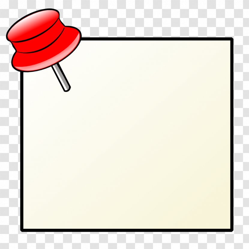 Post-it Note Clip Art - Postit - Pin Transparent PNG