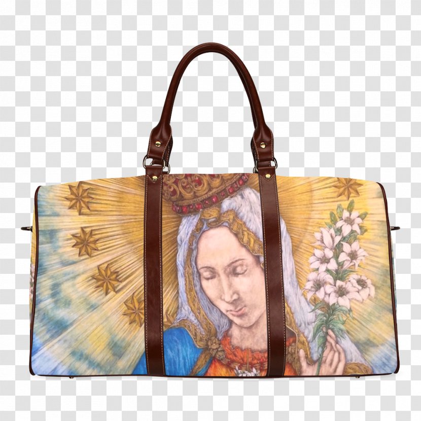 Tote Bag Mary Handbag Leather - Travel - Virgin Transparent PNG