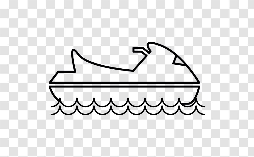 Personal Water Craft Jet Ski Skiing Drawing - Jetboat Transparent PNG