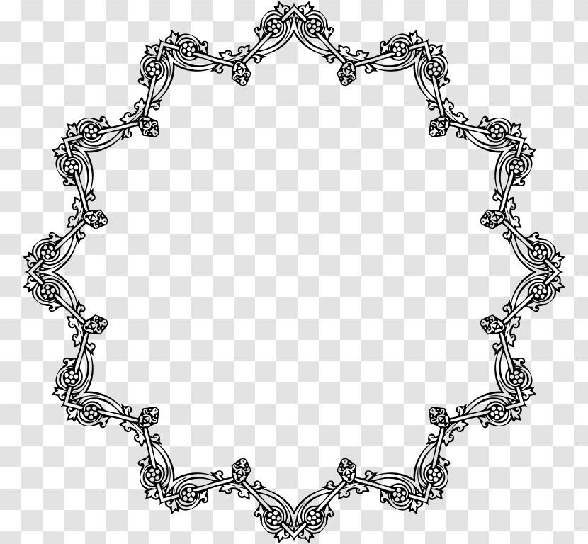 Victorian Era Edwardian Borders And Frames Clip Art - Bracelet Transparent PNG