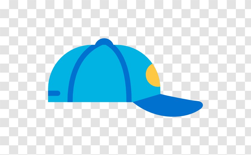 Baseball Cap Hat Icon - Clothing - A Blue Transparent PNG