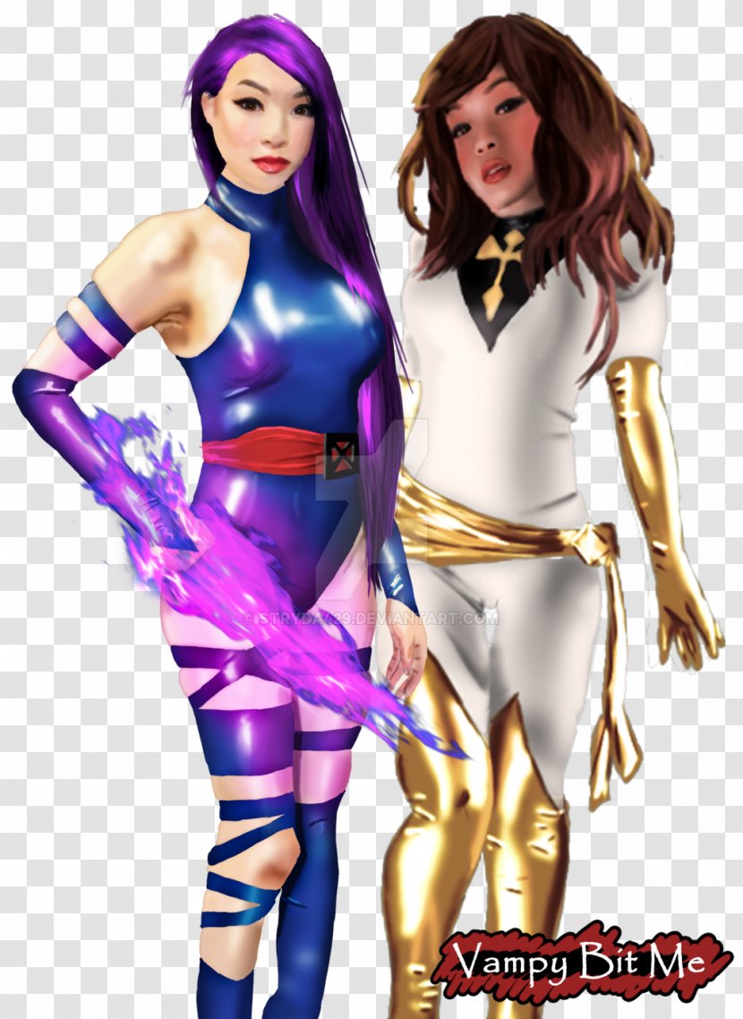 Psylocke Superhero Kingdom Hearts Birth By Sleep Phoenix Force - Heart Transparent PNG