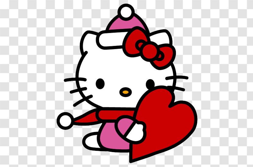 Hello Kitty Christmas Clip Art - Heart Transparent PNG