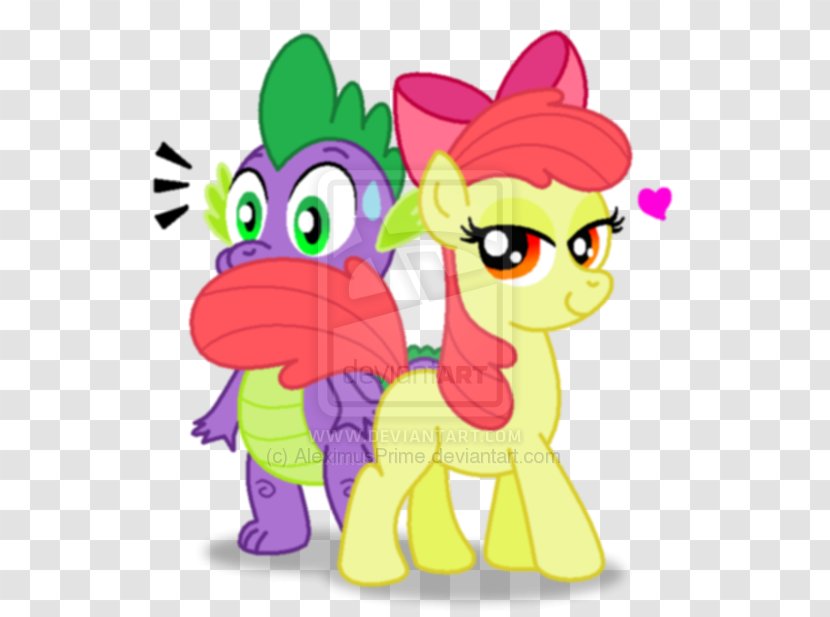 Apple Bloom Spike Applejack Pony Scootaloo - Cartoon - My Little Transparent PNG