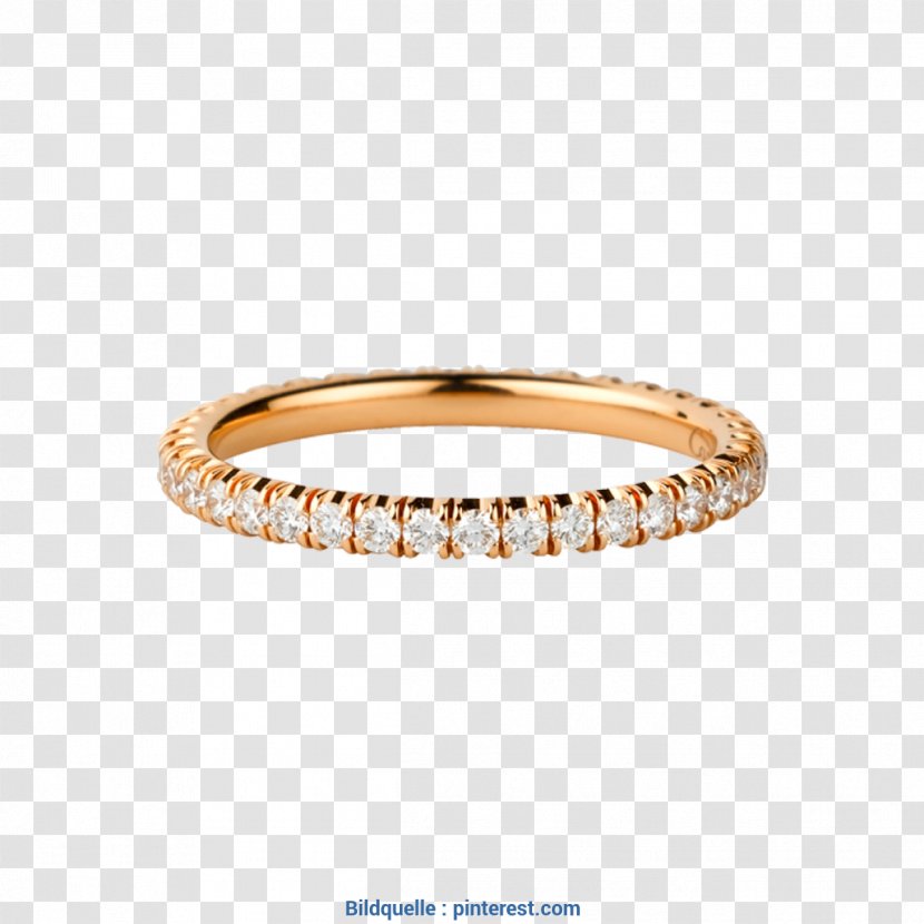 Wedding Ring Engagement Cartier Diamond - Colored Gold Transparent PNG