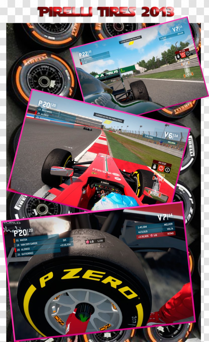 Formula One Tyres F1 2013 World Championship 2012 Hungarian Grand Prix - Car Transparent PNG