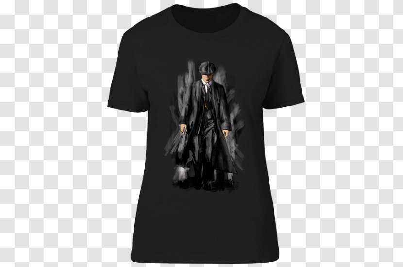 T-shirt Tommy Shelby Hoodie Collar - Peaky Blinders Transparent PNG