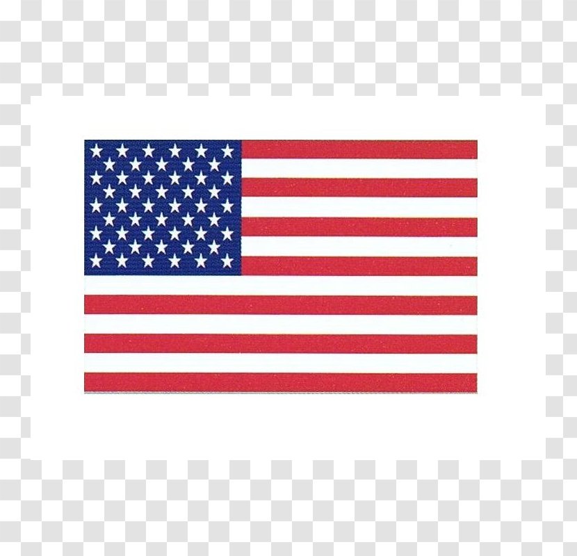 Fourth Of July Background - American Flag - Bumper Sticker Rectangle Transparent PNG