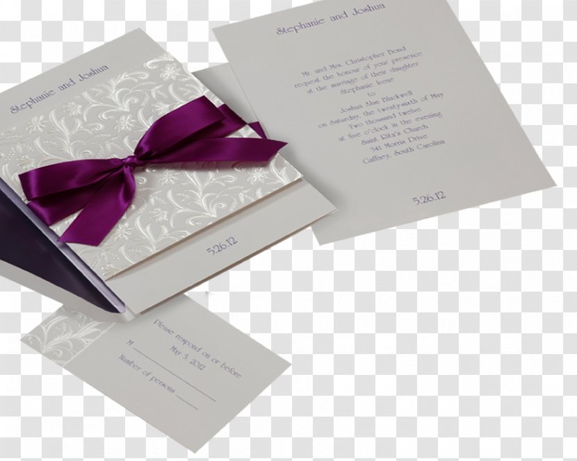 Wedding Invitation Paper Bridegroom - Anniversary - Invite Transparent PNG