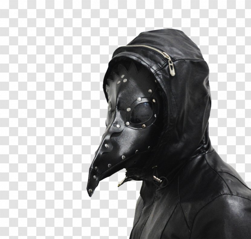 Black Death Plague Doctor Costume Mask - Gothic Transparent PNG