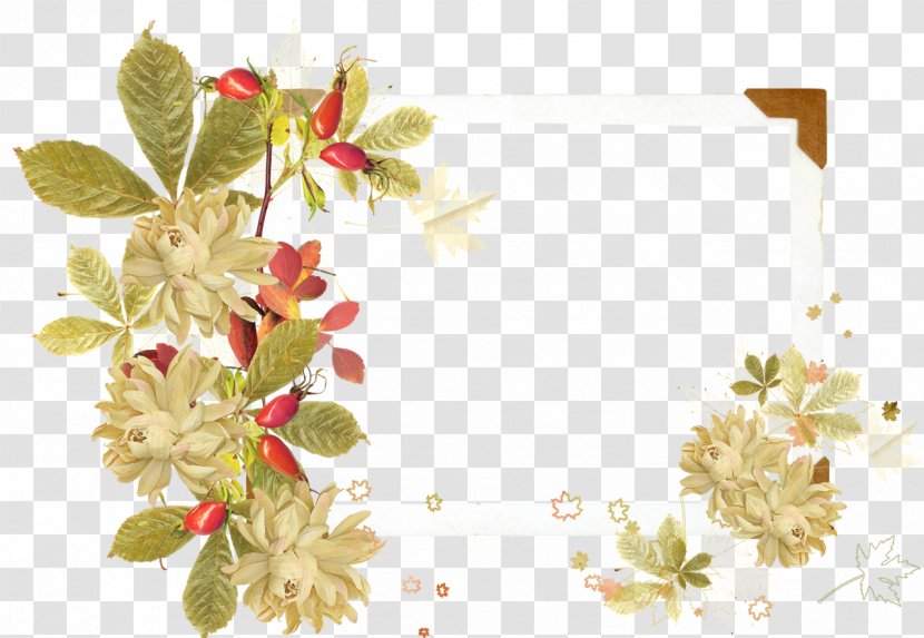 Flower Picture Frames Clip Art - Rar - Autumn Transparent PNG