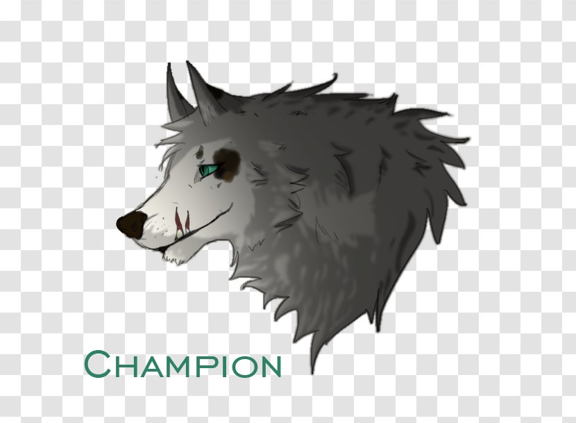 Gray Wolf Snout Cartoon Hamburg Tail - Carnivoran - Champions Night Transparent PNG
