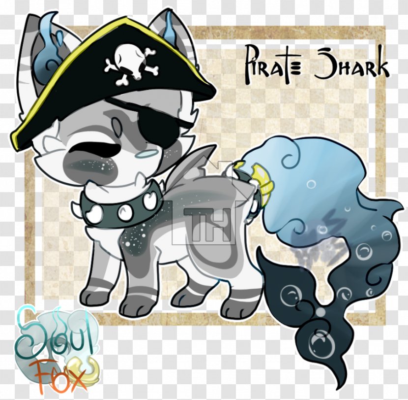 Cat Dog Drawing Fan Art - Shark Tooth Transparent PNG