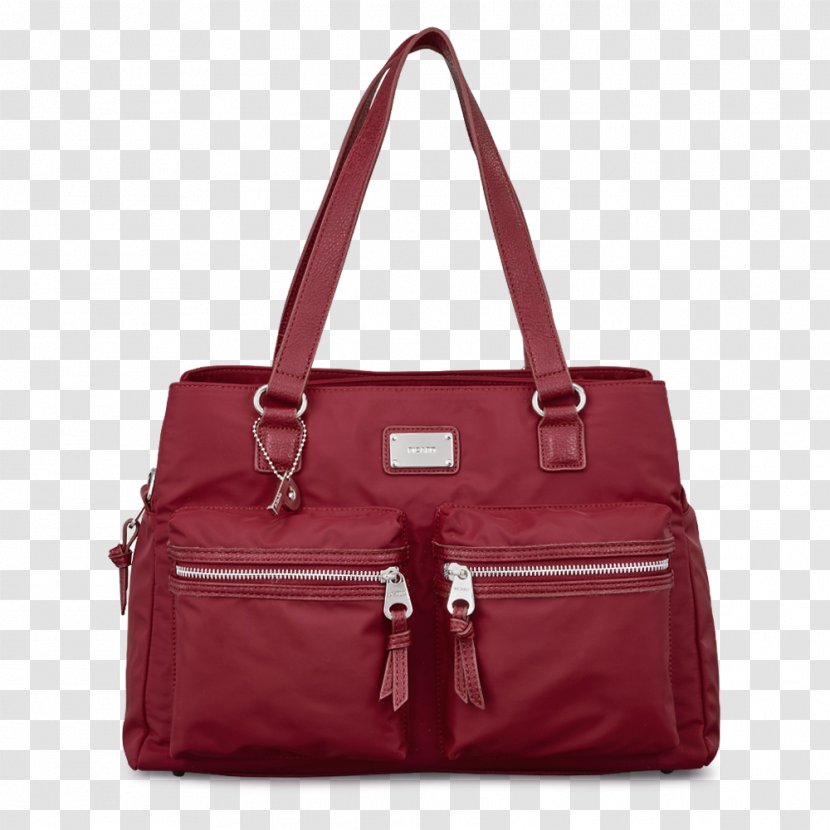 Tote Bag Red Leather Handbag - Shoulder Transparent PNG