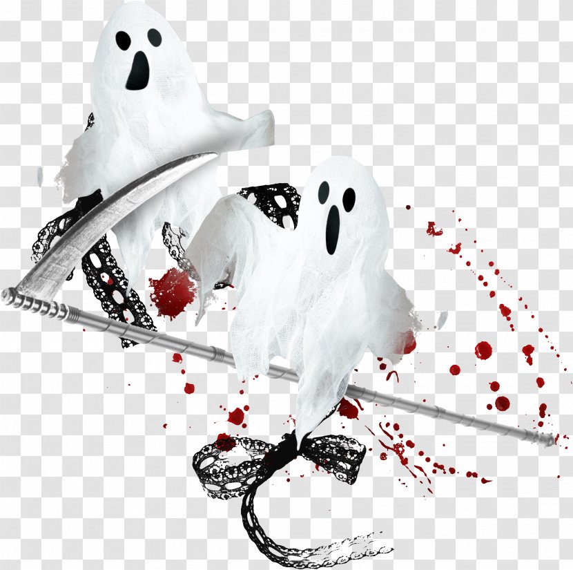 Halloween Ghost Clip Art - Photography - Beautifully Decorated Transparent PNG