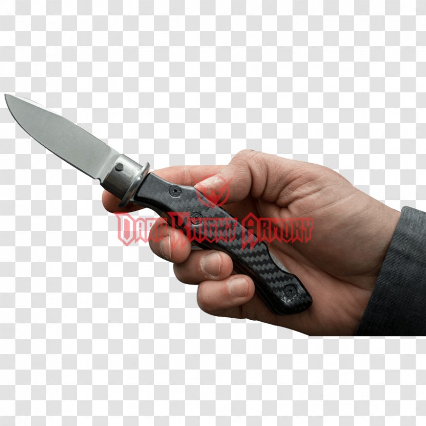 Knife Hunting & Survival Knives Blade LARP Dagger Sword - Carbon - Fiber Transparent PNG