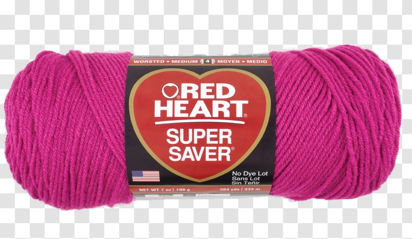 Yarn Red Wool Color Acrylic Fiber - Pink Transparent PNG