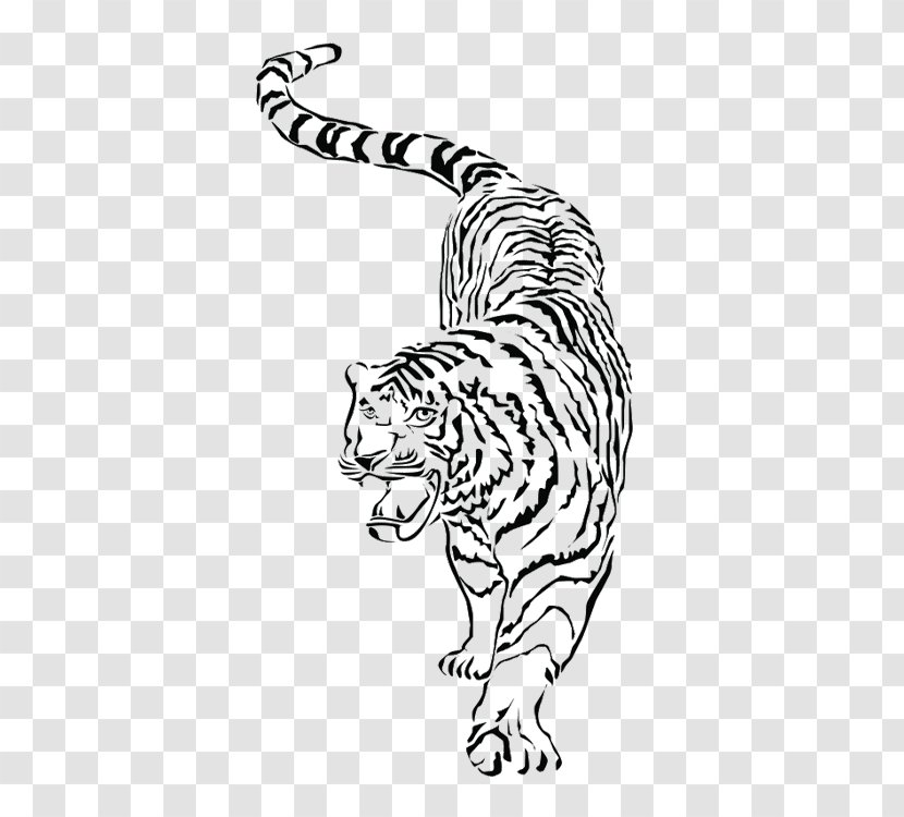 Whiskers South China Tiger Drawing - Watercolor Painting Transparent PNG