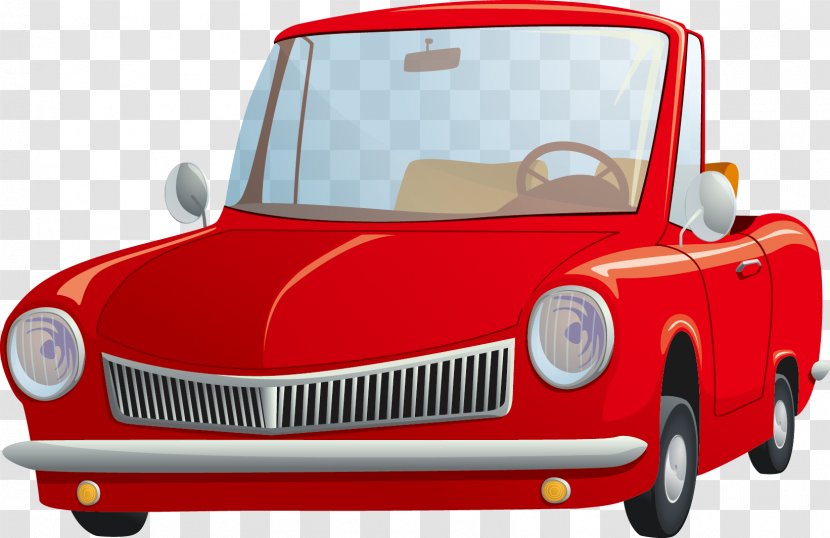 Car Animation Image Drawing Vector Graphics - Driving - Cabriolet Flyer Transparent PNG