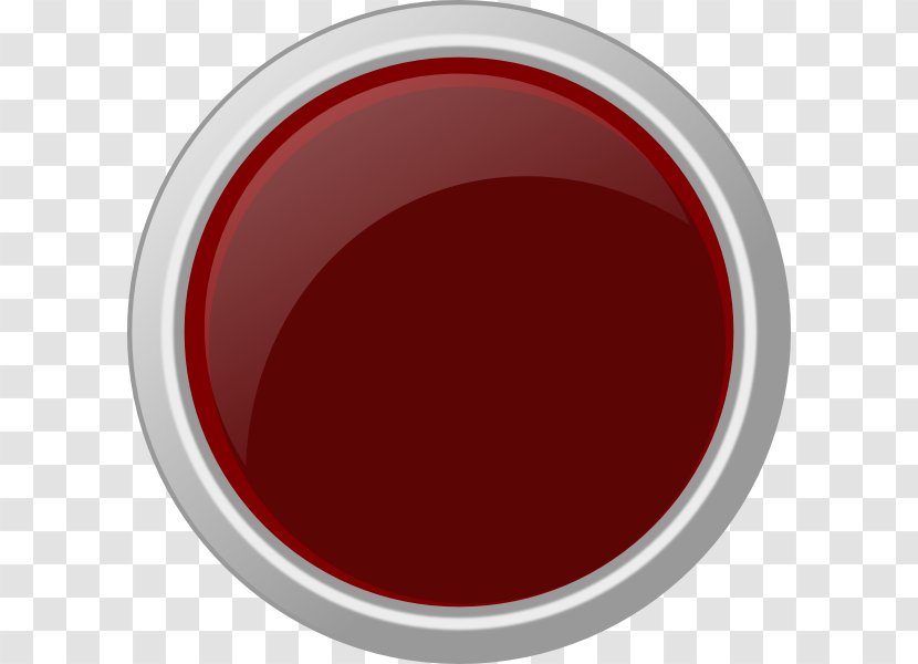 Button Download Clip Art - Red Transparent PNG
