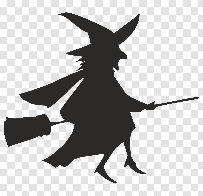 Broom Witchcraft Silhouette Transparent PNG