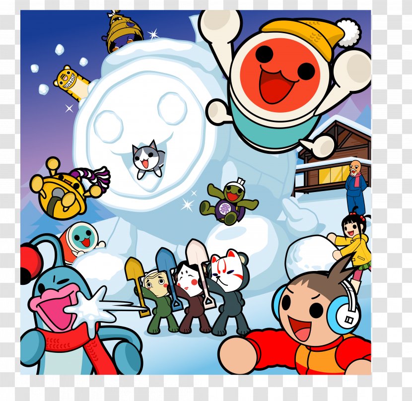 Taiko No Tatsujin Wii Bandai Namco Entertainment - Party Supply Transparent PNG