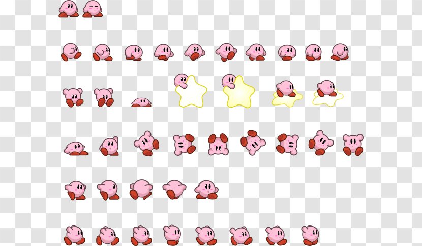 Sprite Kirby Desktop Wallpaper 2D Computer Graphics Animated Film - Mario Hoops 3on3 Transparent PNG