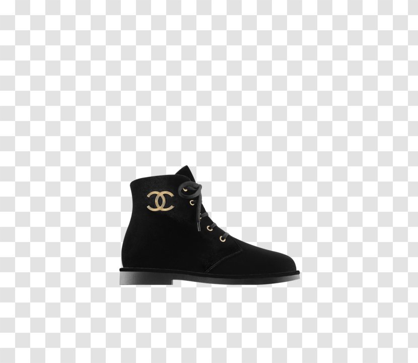 Chanel Fashion Boot Shoe - Black Transparent PNG