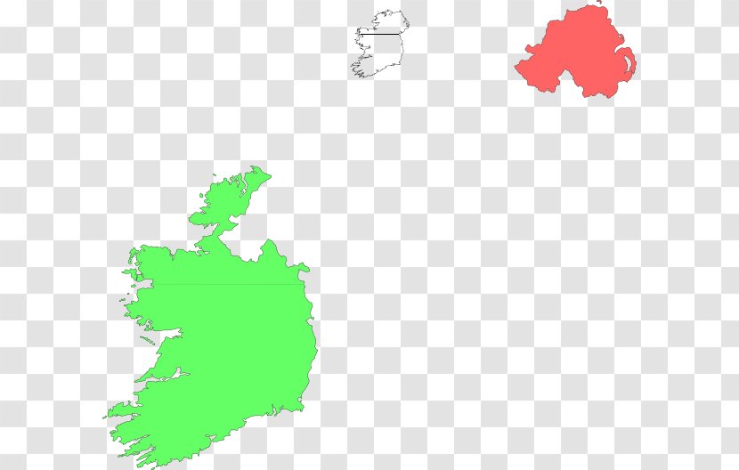 Cork Partition Of Ireland Irish War Independence Vector Map - Leaf Transparent PNG