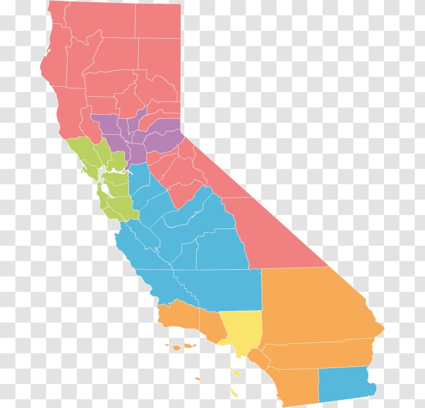 Southern California Northern Cal 3 City Map - United States District Court - Lgbt Violence Transparent PNG
