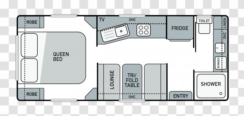 Floor Plan Campervans Caravan Truck - Material - Jerry Can Transparent PNG