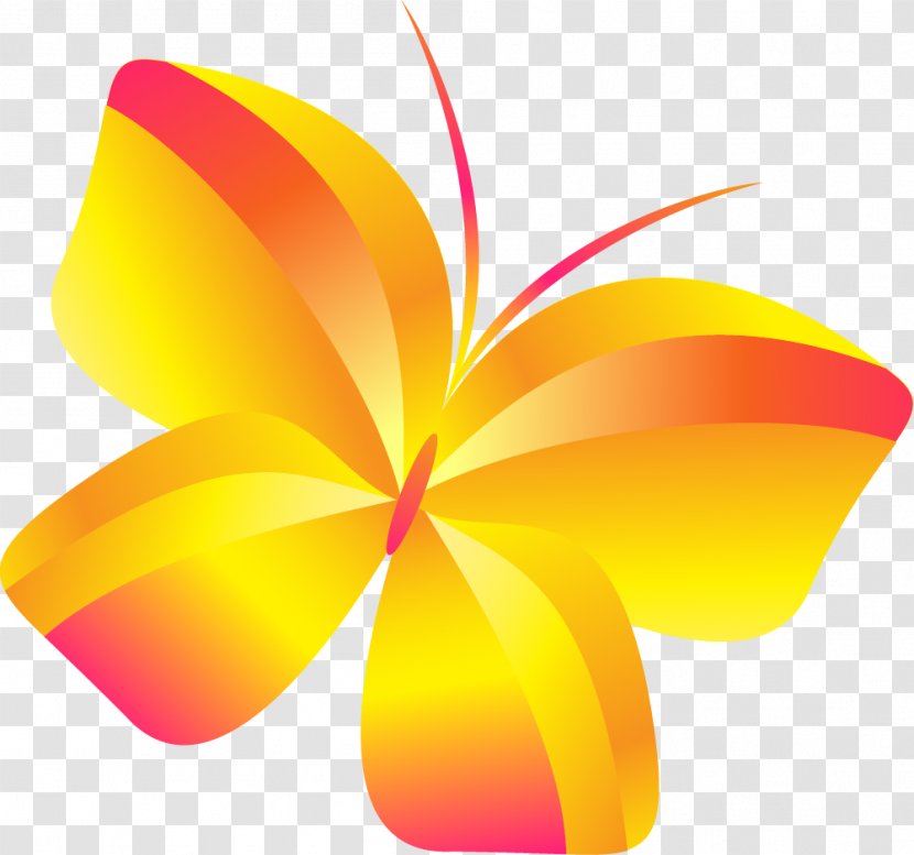 Butterfly Download - Petal - Dream Golden Transparent PNG
