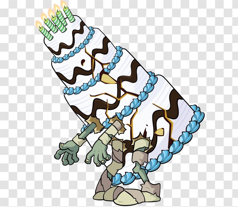 Plants Vs. Zombies 2: It's About Time Zombies: Garden Warfare Birthday Cake - Cartoon - Vs Transparent PNG