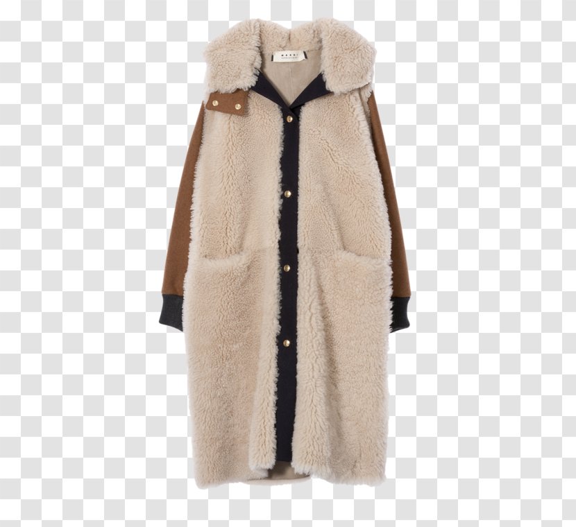 Overcoat Flight Jacket Marni Fur Clothing - Hood - Fox With Transparent PNG