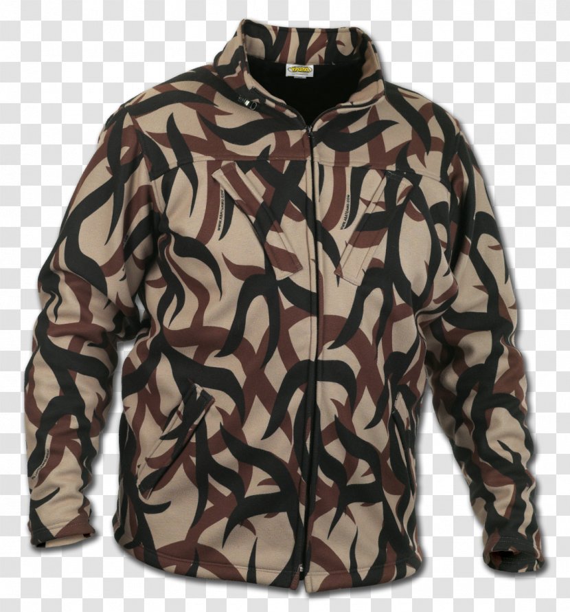Hoodie Jacket Camouflage Clothing Zipper Transparent PNG
