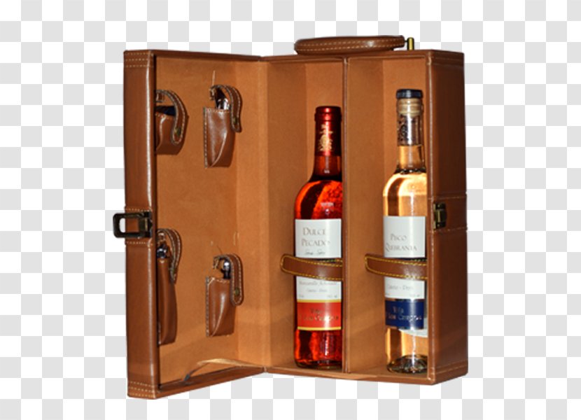 Liqueur Wine Whiskey Pisco Glass Bottle - Common Grape Vine Transparent PNG