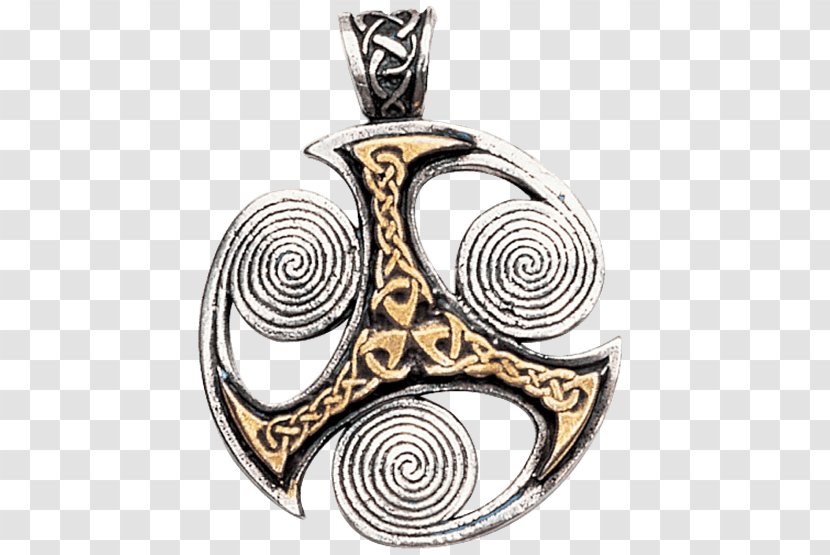 Triskelion Amulet Charms & Pendants Celts Magic - Body Jewelry Transparent PNG
