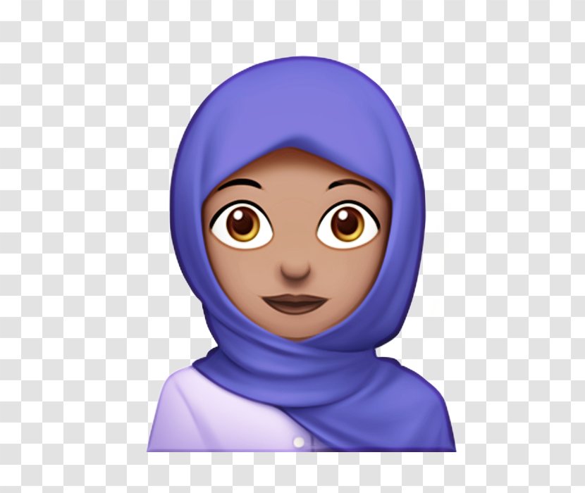 World Emoji Day - Lady - Animation Electric Blue Transparent PNG