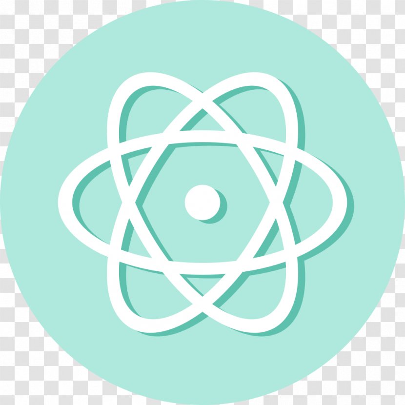 React JavaScript Desktop Wallpaper Mobile App - Aqua - Atom Editor Logo Transparent PNG